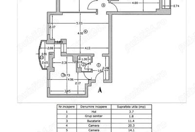 De vanzare Apartament spa?ios, 3 camere, 80 mp, - 10