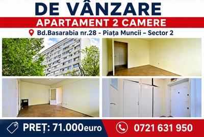 Apartament cu 2 camere semidecomandat în P-ța Muncii - 13