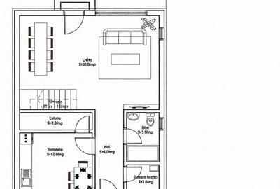 Casă cu 4 camere cu Teren 250 Mp în Odăi - 1