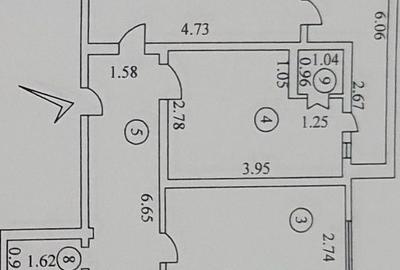 Apartament cu 3 camere decomandat în Central - 3