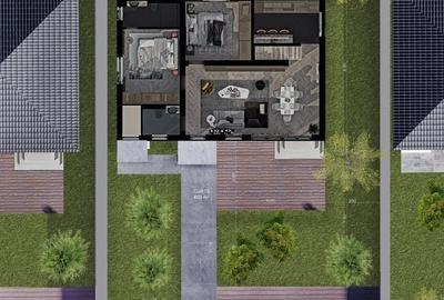 Casă individuală cu 4 camere cu Teren 400 Mp în Domnești - 16