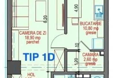 APARTAMENT CU 1 CAMERA , NICOLINA , BLOC NOU - 9
