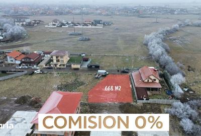 Teren de 668 mp, în Tipografilor