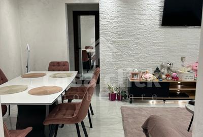 Apartament cu 3 camere semidecomandat, mobilat în Țiglina 2 - 3