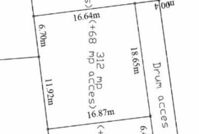 Teren de 1135 mp, în Bariera Vâlcii - 2