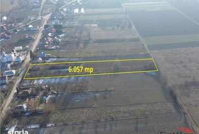 Teren de 6057 mp, în Vânători - 6