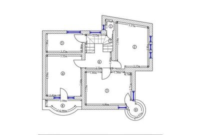 Casă cu 8 camere cu Teren 100 Mp în Unirii - 8