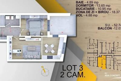 2 Camere | premium lux | panouri fotovoltaice | STB 6 min - 2