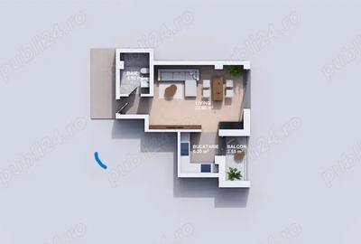 Apartament nou 38 mp | Comision 0% - 1250 euro mp TVA INCLUS - 3