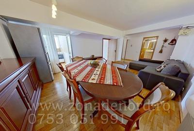 Apartament cu 3 camere semidecomandat, mobilat în Unirii