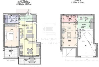 Apartament tip penthouse  partial mobilat , Intabulat,zona Cristian - 12