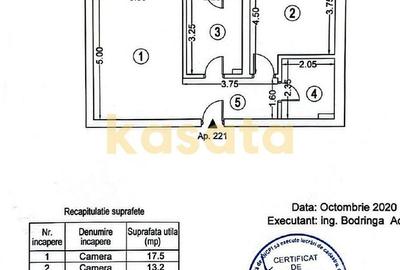 Apartament 2 Camere Regie Residence - Grozăvești, 52mp, Etaj 4/11 - 13