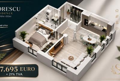 Apartament cu 2 camere decomandat în Odăi - 5