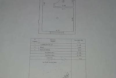 Garsonieră decomandată, mobilată în Domnești - 9