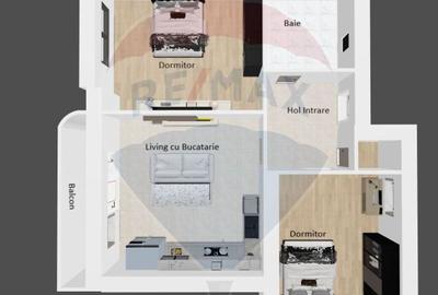 Apartament cu 2 camere decomandat, mobilat în Semicentral - 8