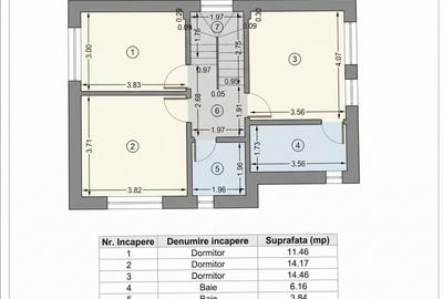 Casă individuală cu 4 camere cu Teren 200 Mp în Dimieni - 25
