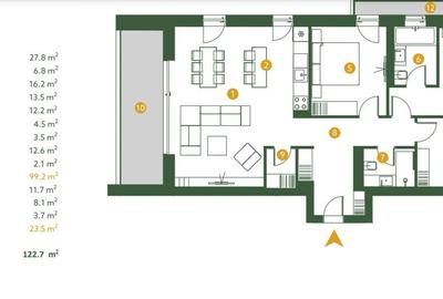 Baneasa Shopping City I complet mobilat I curte interioara securizata I garaj! - 20