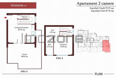 Drumul Taberei- Ghidigeni, 2 Camere  47 mp+28 mp tersasa, Bloc Nou, Comision 0% - 1