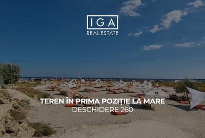 Teren in Prima Pozitie la Mare | Deschidere 260