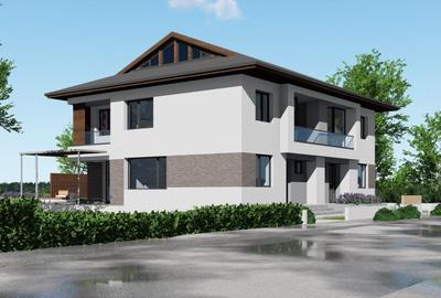 Proiect imobiliar : Duplex modern cu dormitor la parter si mansarda locuibila - 3