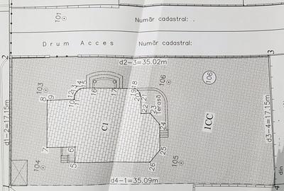 Casă cu 6 camere cu Teren 600 Mp în Drumul Taberei