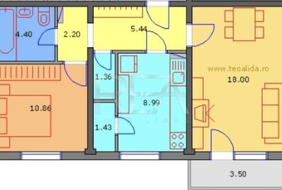 Apartament cu 2 camere decomandat, mobilat în Lujerului - 3