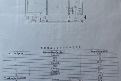 Apartament 2 Camere 42 mp  Etaj 2/4 - Păcurari / Zona Alpha Bank - Lukoil - 2