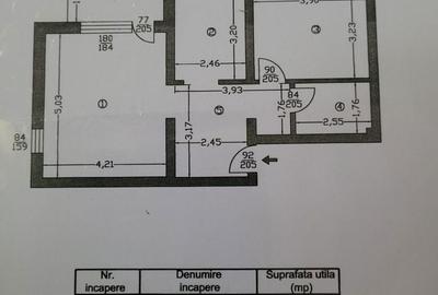 Apartament cu 2 camere decomandat în Valea Mare - 7