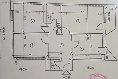 Ap. 3 camere Decomandate, Str. 22 Decembrie - 10