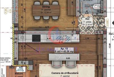 Apartament cu 2 camere în Rudicica
