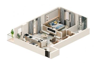 Proiect NOU - Apartamente de vanzare - Valea Lupului Bloc 4 etaje cu lift - 2