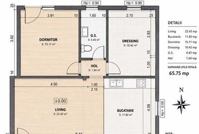 Apartament cu 2 camere în Blejoi - 2