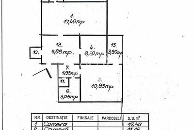 Apartament 3 camere, mobilat/utilat, 70mp, bloc 1978 | Piata Salajan - 18