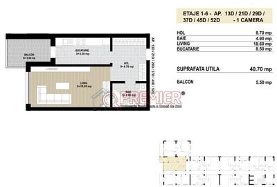 Garsoniera moderna Avans doar 3.450 - 2