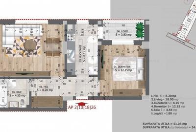 Apartament 2 camere-bloc nou-decomandat-parcare-zona Aparatorii Patriei - 1