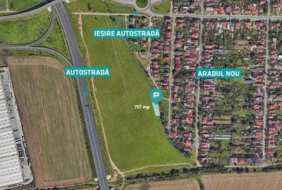 Teren cu PUZ servicii comerciale Aradul Nou - 1