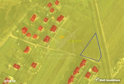 Teren de 1453 mp, în Jucu - 3