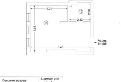Garsoniera - Tomis Nord - zona Vivo Mall - 76.000 euro(Cod E2) - 13