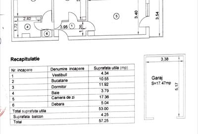 GARA ARCU 2 CAMERE DECOMANDAT ET.2 LIBER 57 MP BLOC 1985    COD 160435 GARA ARCU 2 CAMERE DECOMANDAT ET.2 LIBER 57 MP BLOC 1985    COD 160435 - 14