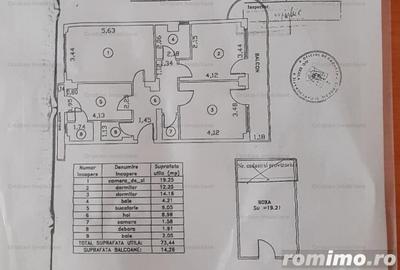 Apartament cu 3 camere decomandat în Dorobanți - 2