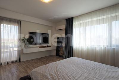 Penthouse cu 4 camere semidecomandat, mobilat în Barbu Văcărescu - 16