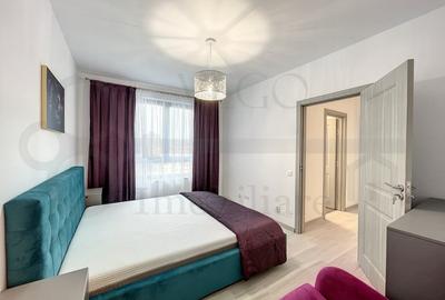 Apartament cu 3 camere semidecomandat, mobilat în Între Lacuri - 2