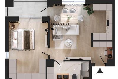 Apartament cu 2 camere în Florești - 9