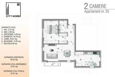 Bucatarie spatioasa, inchisa 16 mp pentru pasiona... - 5