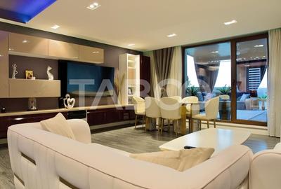 Penthouse cu 3 camere decomandat, mobilat în Mărăști