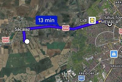 Teren de 610 mp, în Săcălaz - 2