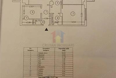 ETAJ 1, Ap 3 camere zona Garii, SPATIOS, 2 vederi, 2 balcoane - 10