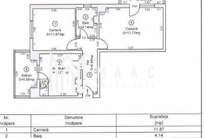 Apartament cu 3 camere decomandat, mobilat în Central - 7