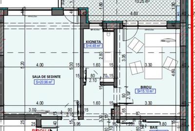 Birou, de 53.549999237061 mp, în ICIL - 3