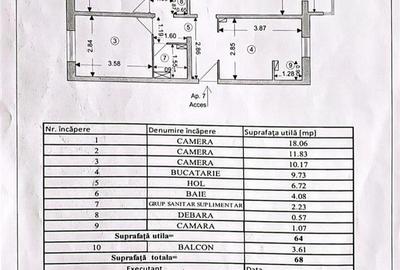 Apartament cu 3 camere decomandat, mobilat în Astra - 17